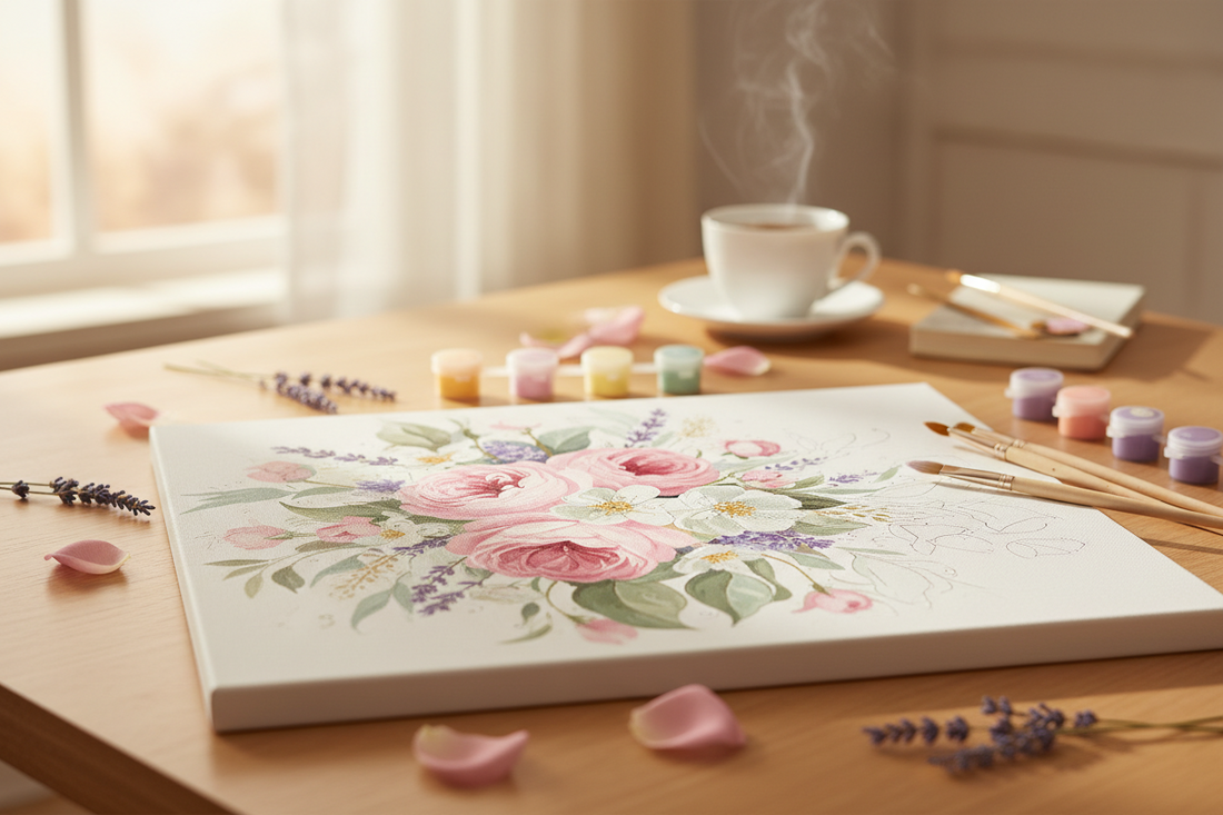 Why Floral Paint by Numbers Is a Relaxing Creative Hobby