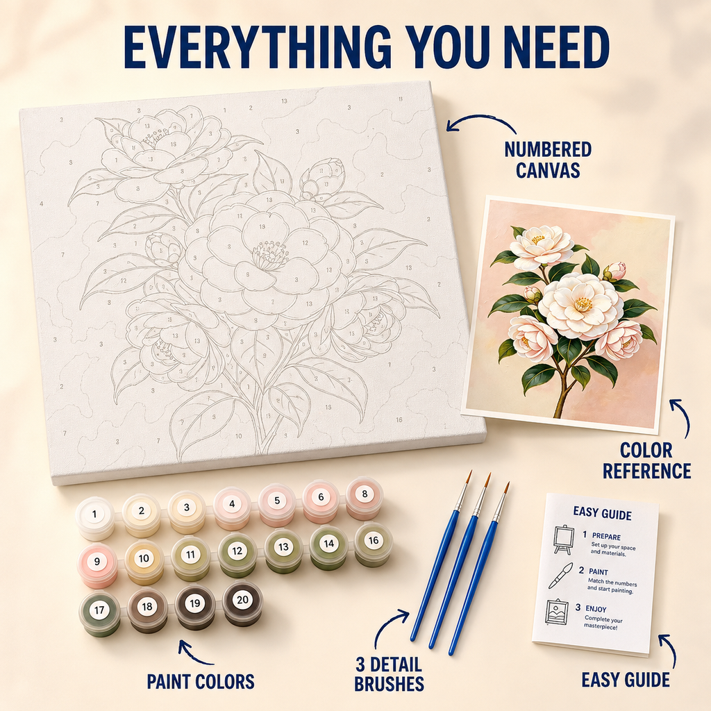 Camellia Flower Kit Contents