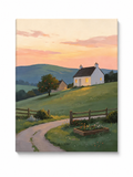 Twilight Apple Tree Cottage paint by numbers kit for adults