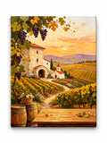Autumn Vineyard Estate paint by numbers kit for adults