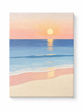 Coastal paint by numbers kit for adults