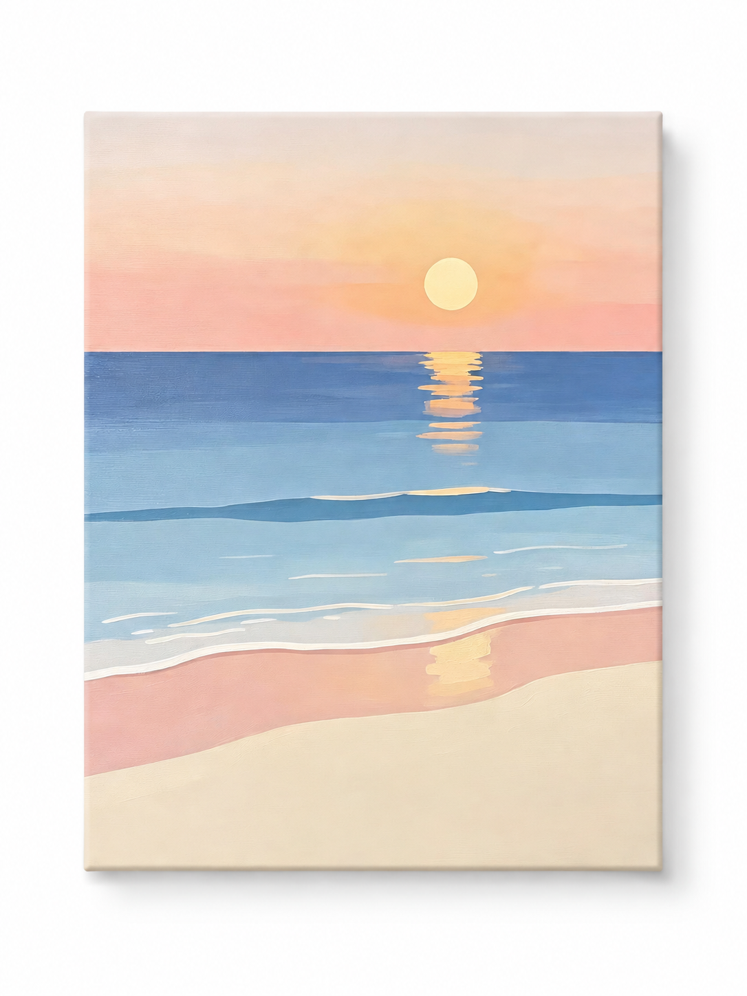 Coastal paint by numbers kit for adults
