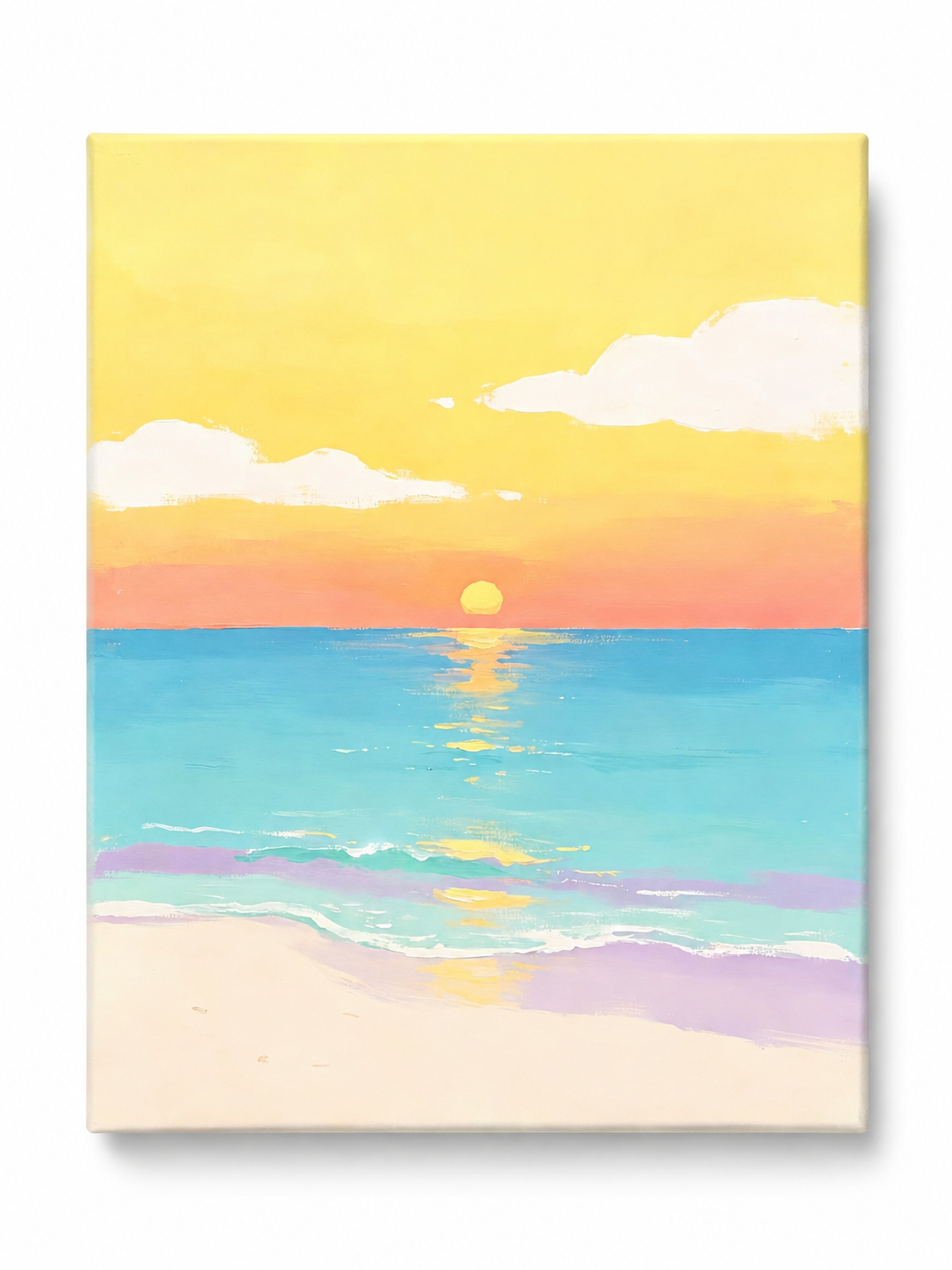 Coastal numbered canvas and kit details