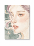 Butterfly Shadow Girl paint by numbers kit for adults