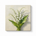 lily of the valley floral paint by numbers kit for adults