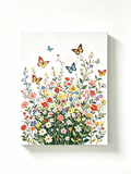 wildflower and butterfly paint by numbers kit for adults