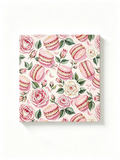 rose macaron floral paint by numbers kit for adults