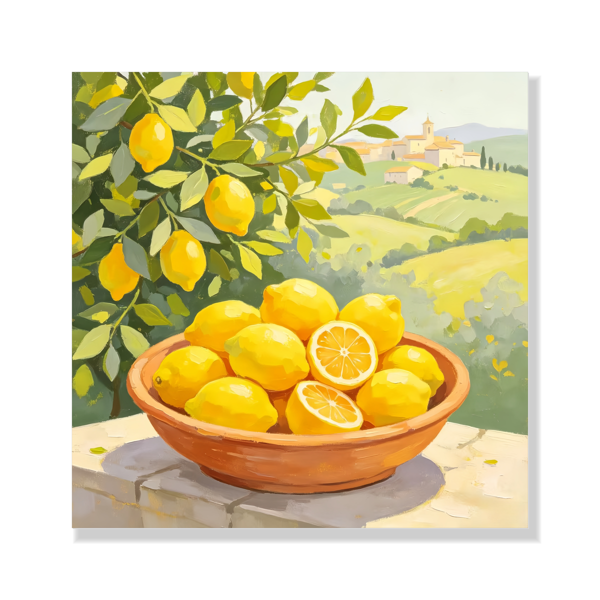 Tuscan Lemon Harvest paint by numbers kit for adults