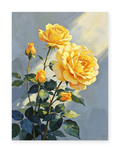 Golden Roses paint by numbers artwork for adults