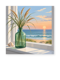 Seaside Grasses paint by numbers artwork for adults