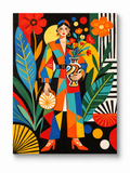 Modern Vase Muse paint by numbers artwork for adults