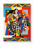 Geometric Elegance paint by numbers artwork for adults