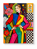Pop Art Chic paint by numbers artwork for adults